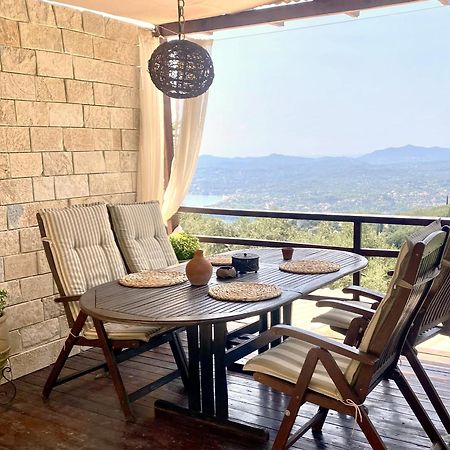Lorantina Sea View Holiday House In Corfu - Near Barbati Beach Spartylas Exteriör bild