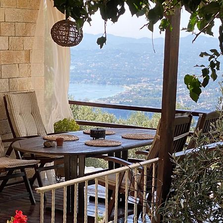 Lorantina Sea View Holiday House In Corfu - Near Barbati Beach Spartylas Exteriör bild