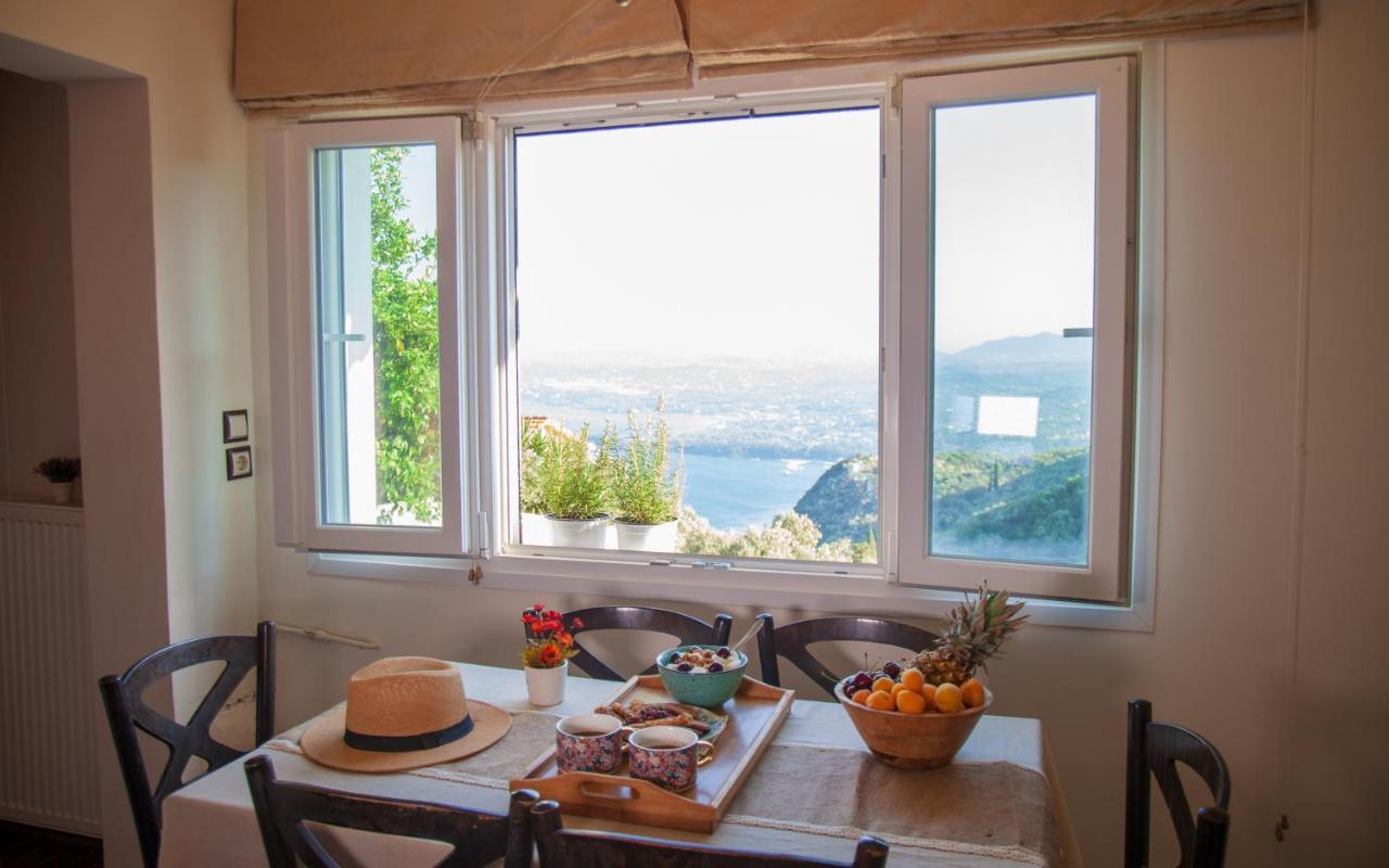 Lorantina Sea View Holiday House In Corfu - Near Barbati Beach Spartylas Exteriör bild