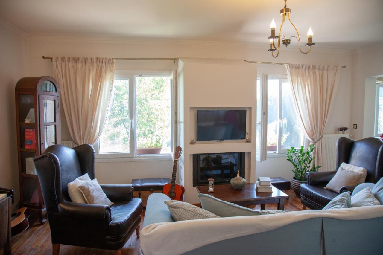 Lorantina Sea View Holiday House In Corfu - Near Barbati Beach Spartylas Exteriör bild