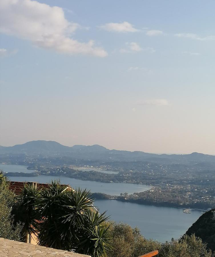 Lorantina Sea View Holiday House In Corfu - Near Barbati Beach Spartylas Exteriör bild