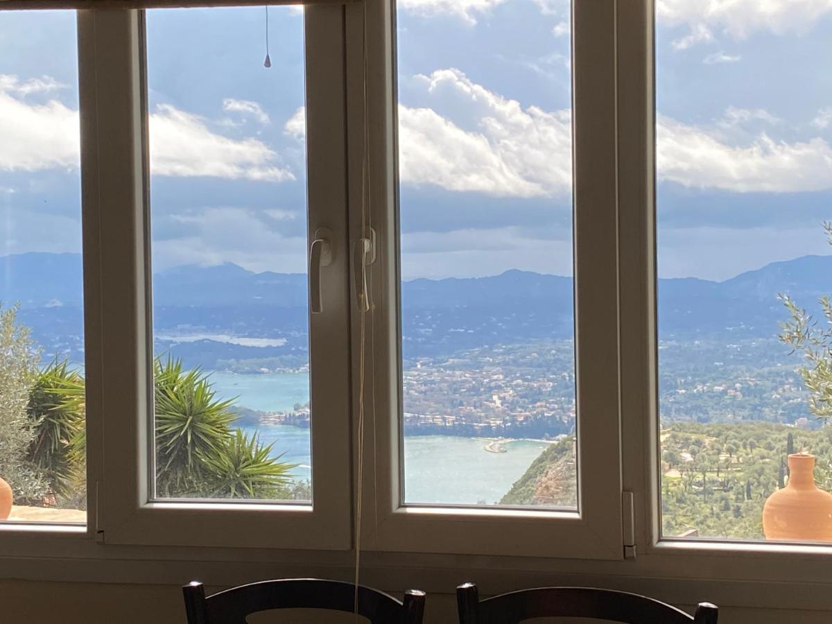Lorantina Sea View Holiday House In Corfu - Near Barbati Beach Spartylas Exteriör bild