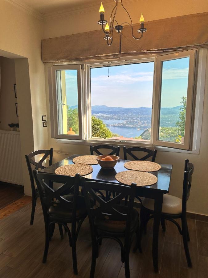 Lorantina Sea View Holiday House In Corfu - Near Barbati Beach Spartylas Exteriör bild